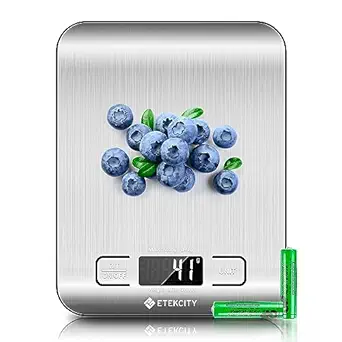 Slim digital kitchen scale