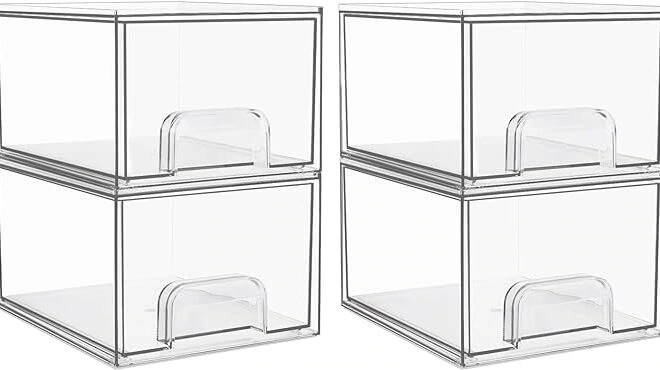 Under sink acrylic organizers