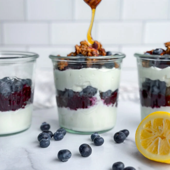 Blueberry Yogurt & Chia Parfait