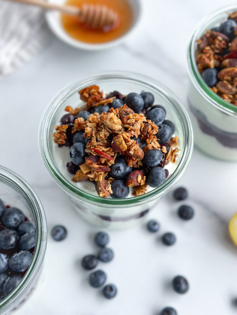 Blueberry Yogurt & Chia Parfait