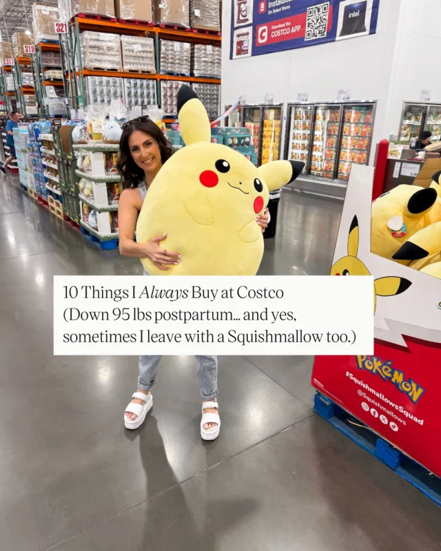 These are the 10 things I always buy at Costco—because they actually help me stay consistent.
No tracking. No complicated recipes. Just real food that helps me:
 ✅ Eat meals that keep me full
 ✅ Snack less
 ✅ Actually follow through (even on the busiest days)
And yes… sometimes a Squishmallow sneaks in too 😅
👇 Want the full guide with my go-to meals, protein picks + grocery list?
 Comment “COSTCO” and I’ll DM it to you!
#costcofinds #weightlossgroceries #bodyconfidencejourney #momlifeeats #simplemeals #balancednotperfect #95poundsdown #costcohaul #costcogroceryhaul #healthyhabits #costcoshopping #busymomswhomealprep